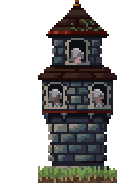 탑: 레벨 5 - 3인용 지붕 있는 탑